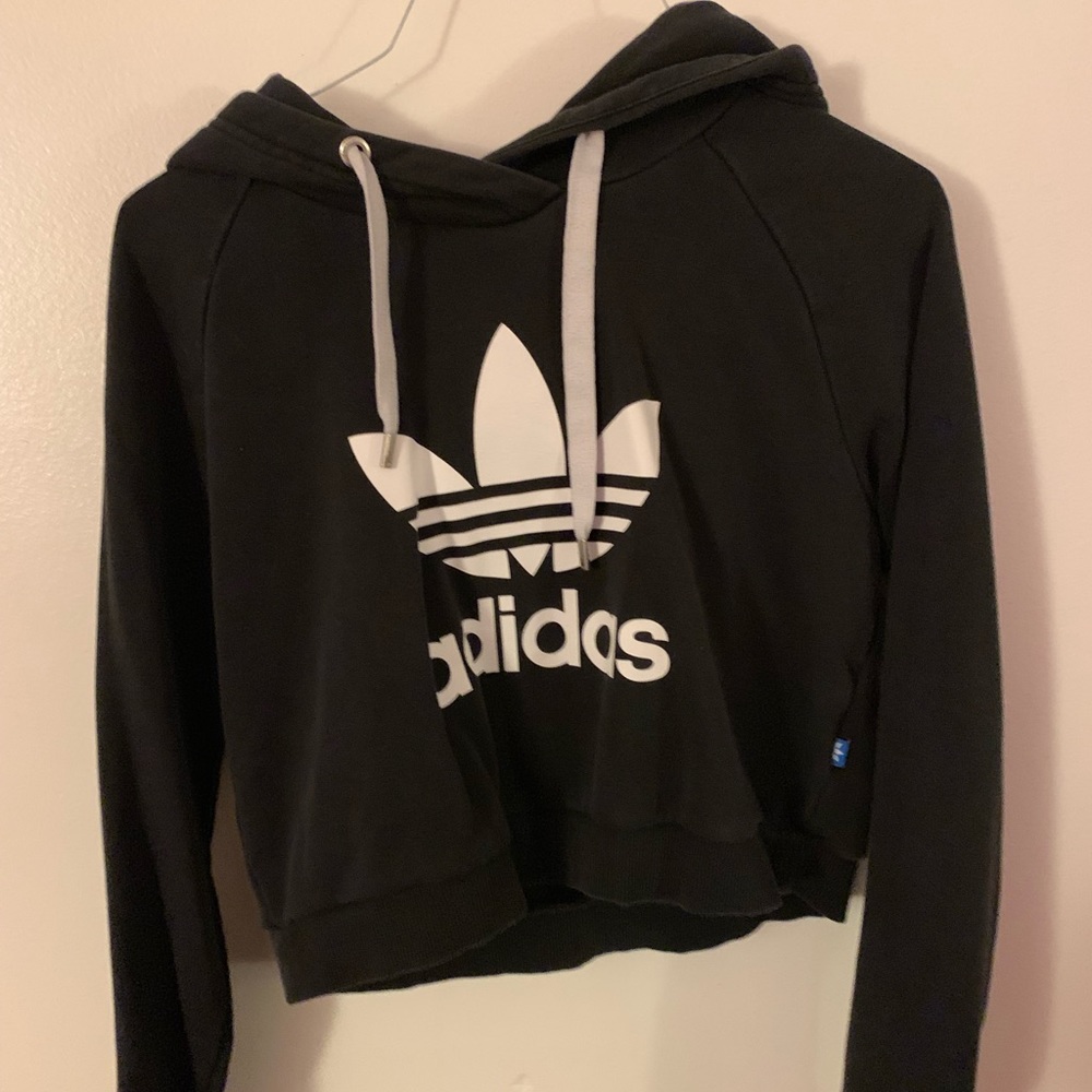 Adidas crop hoodie
